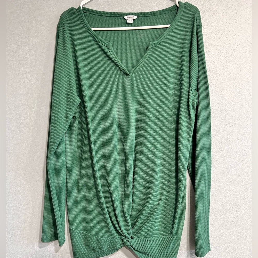 Sonoma Waffle Knit Maternity Sweater